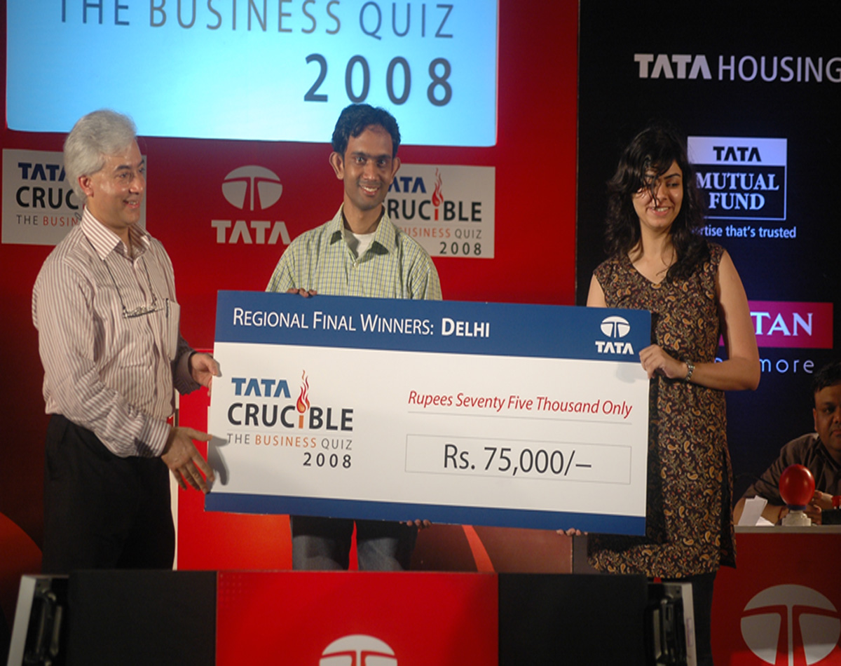 Tata Crucible Campus Quiz 2008 delhi