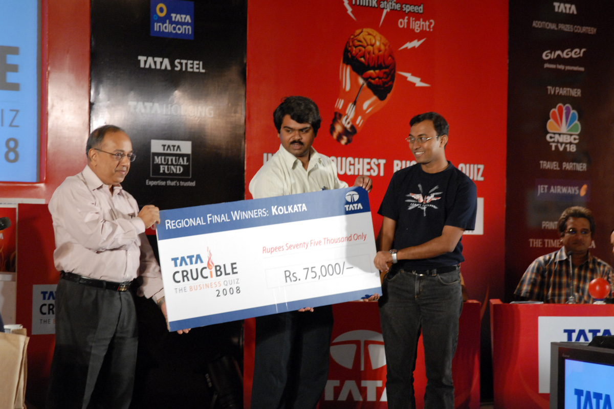 Tata Crucible Campus Quiz 2008 kolkata