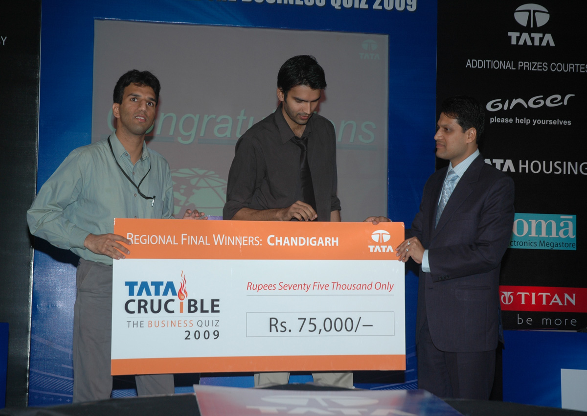 Tata Crucible Campus Quiz 2009 chandigarh