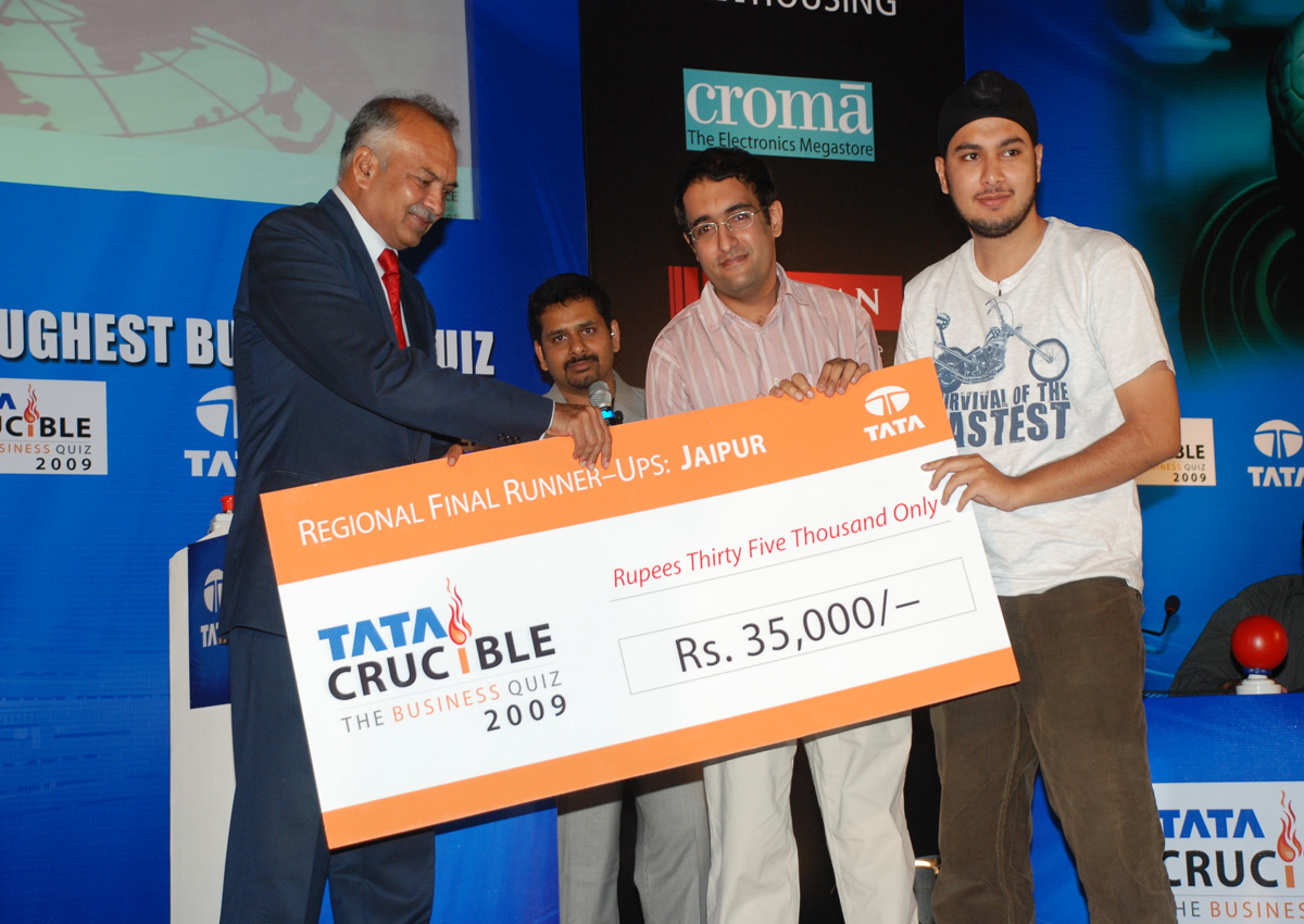 Tata Crucible Campus Quiz 2009 jaipur