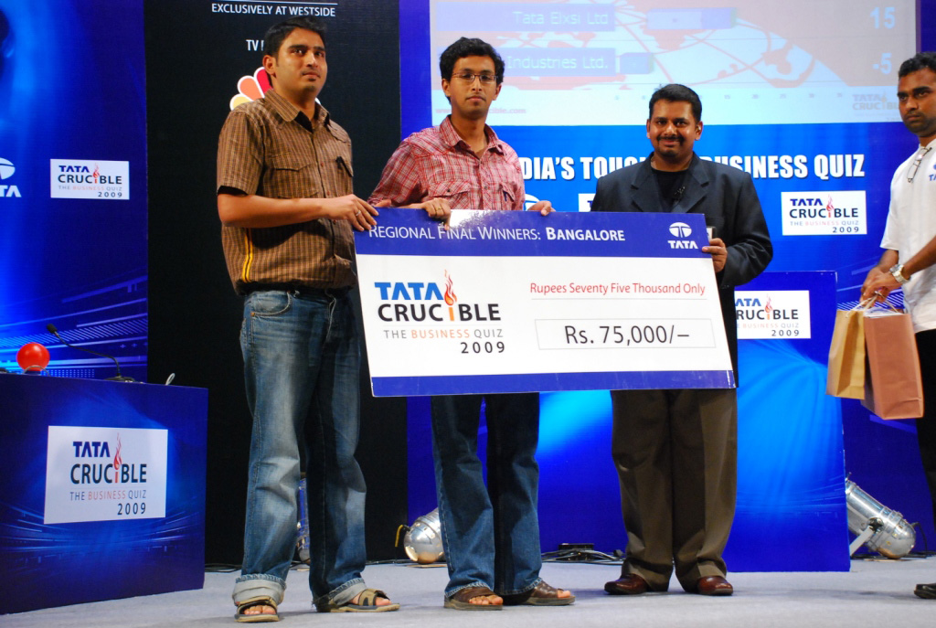 Tata Crucible Campus Quiz 2009 bangalore
