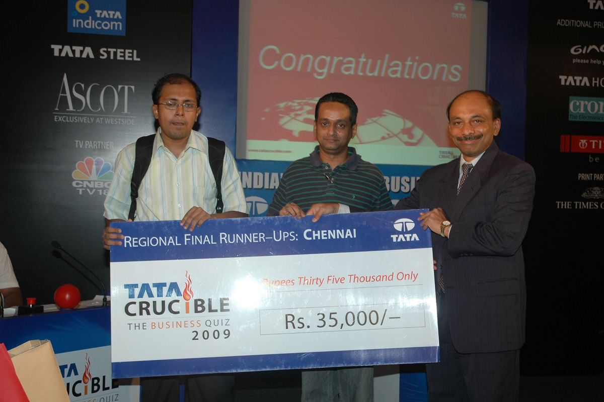 Tata Crucible Campus Quiz 2009 chennai