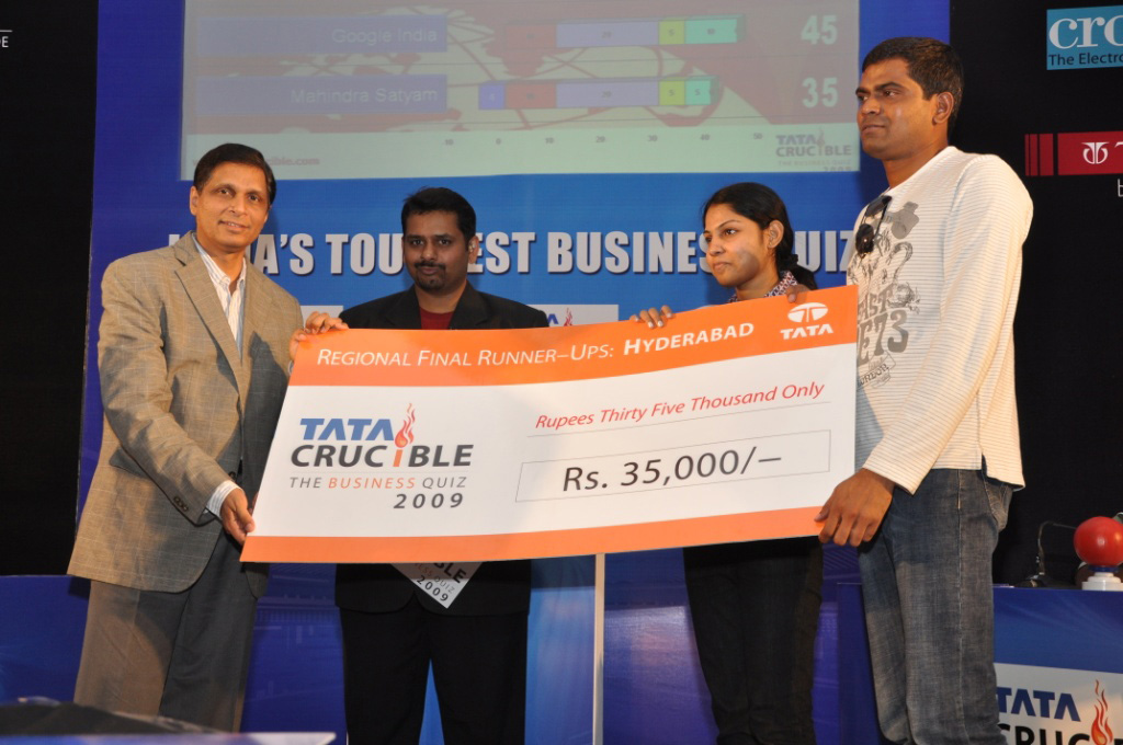 Tata Crucible Campus Quiz 2009 hyderabad