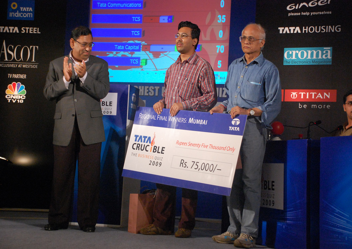 Tata Crucible Campus Quiz 2009 mumbai