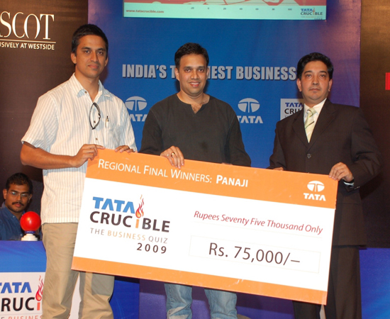 Tata Crucible Campus Quiz 2009 panaji