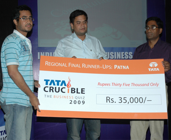 Tata Crucible Campus Quiz 2009 patna