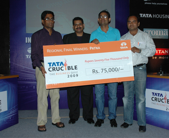 Tata Crucible Campus Quiz 2009 patna