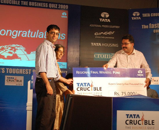 Tata Crucible Campus Quiz 2009 pune