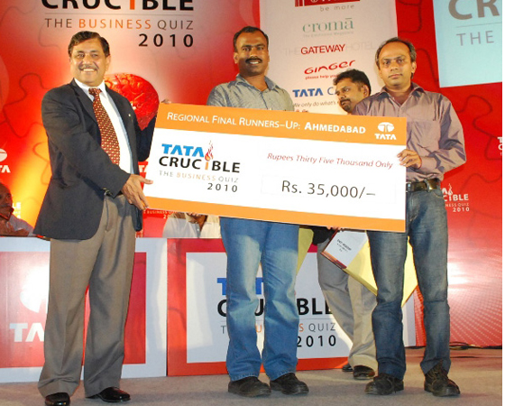 Tata Crucible Campus Quiz 2010 ahmedabad