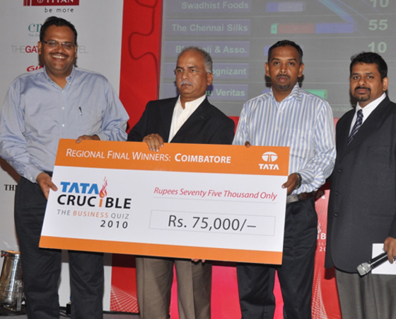 Tata Crucible Campus Quiz 2010 coimbatore