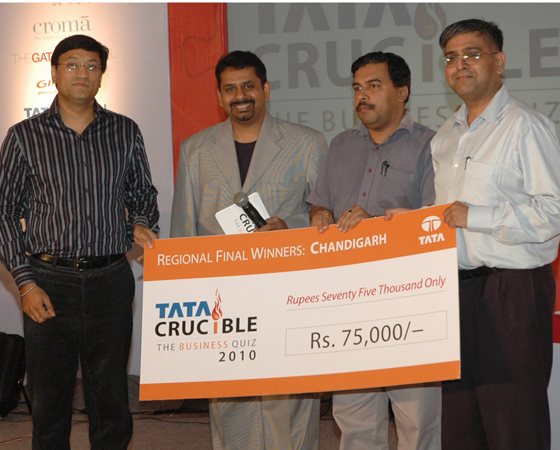 Tata Crucible Campus Quiz 2010 chandigarh