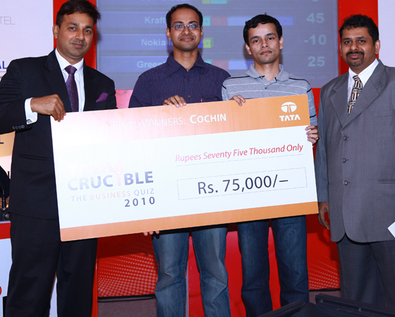 Tata Crucible Campus Quiz 2010 cochin