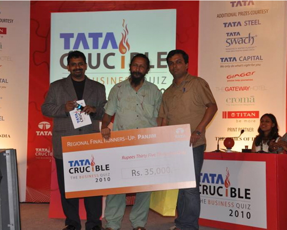 Tata Crucible Campus Quiz 2010 goa