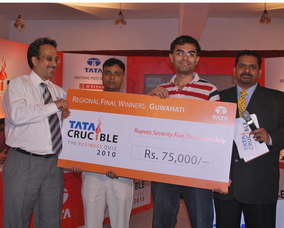 Tata Crucible Campus Quiz 2010 guwahati