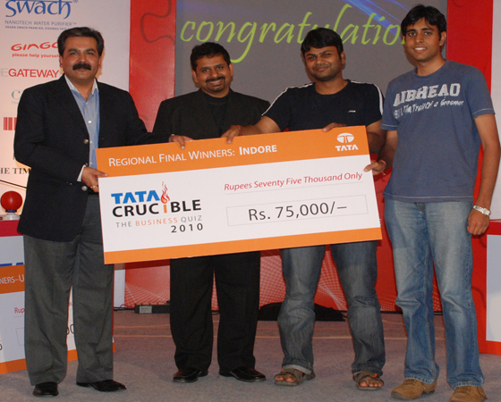 Tata Crucible Campus Quiz 2010 indore