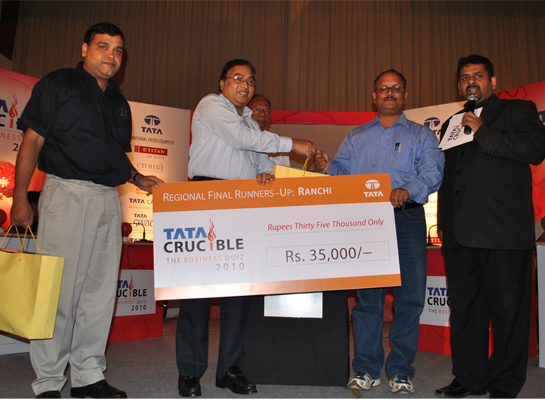 Tata Crucible Campus Quiz 2010 ranchi