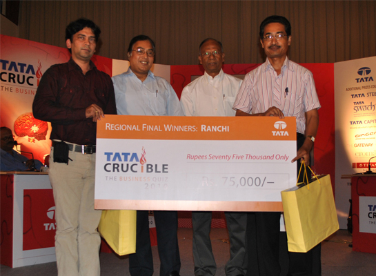 Tata Crucible Campus Quiz 2010 ranchi