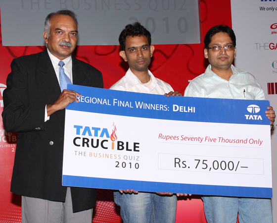 Tata Crucible Campus Quiz 2010 delhi