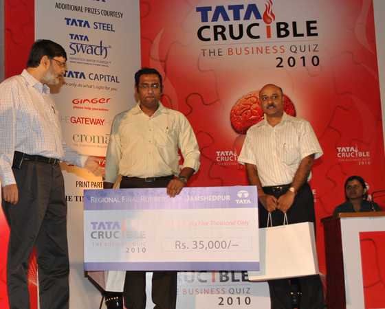 Tata Crucible Campus Quiz 2010 jamshedpur