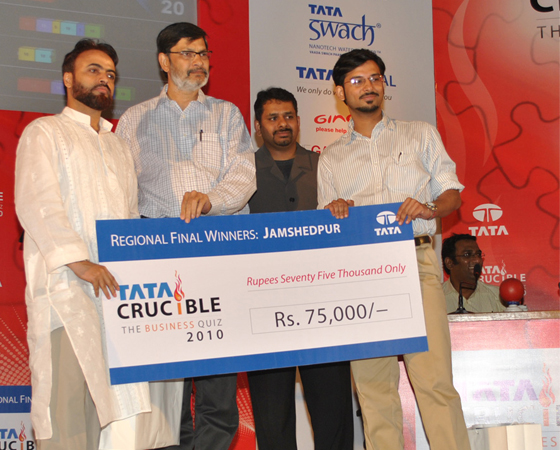Tata Crucible Campus Quiz 2010 jamshedpur