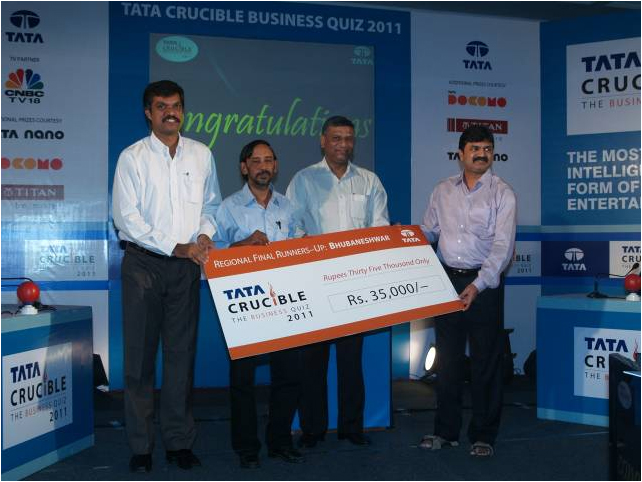 Tata Crucible Campus Quiz 2011 bhubaneswar