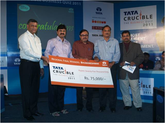 Tata Crucible Campus Quiz 2011 bhubaneswar