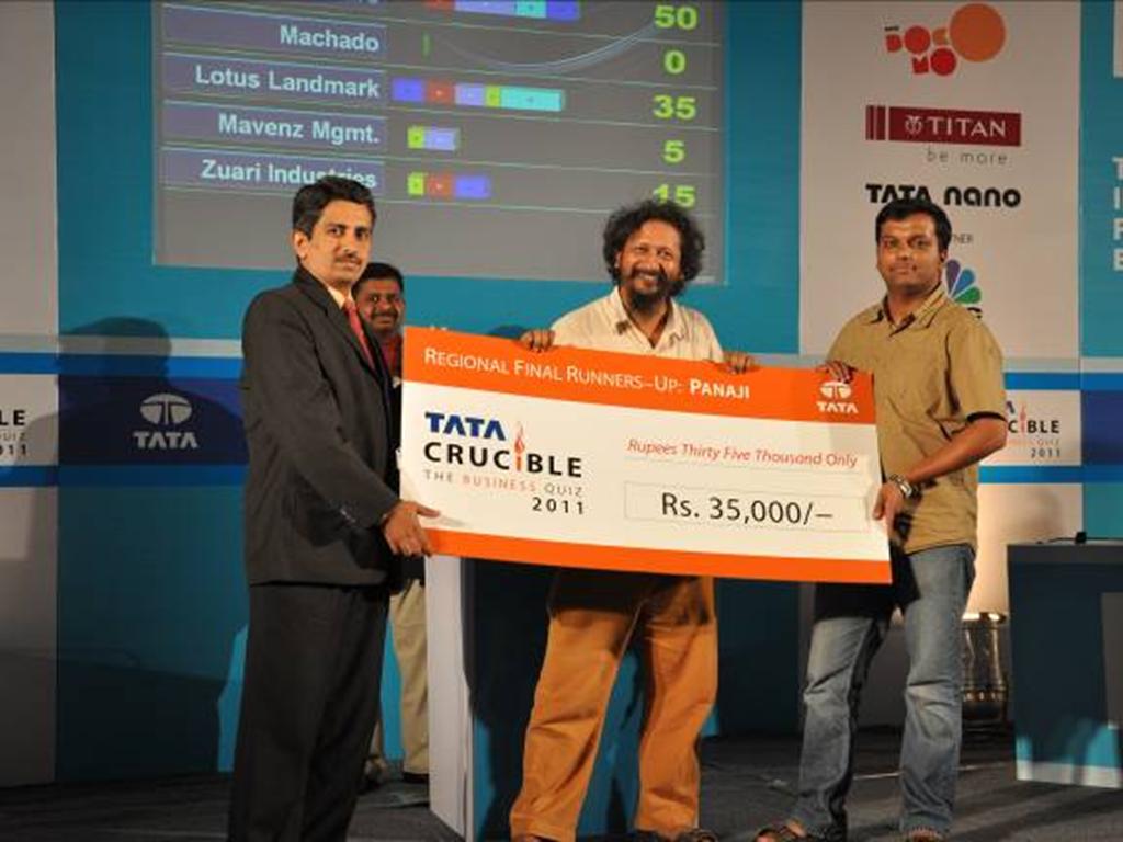 Tata Crucible Campus Quiz 2011 goa