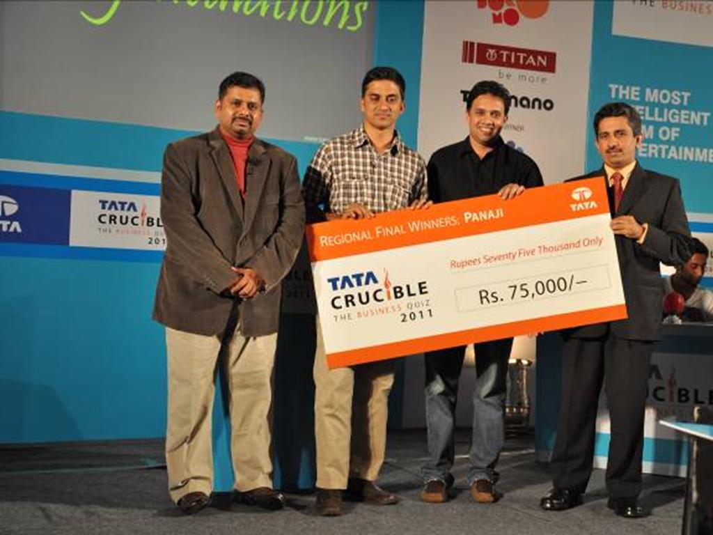Tata Crucible Campus Quiz 2011 goa
