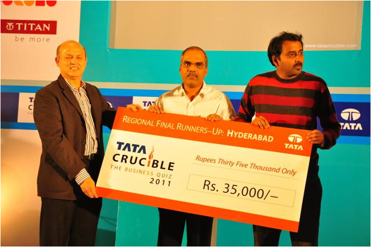 Tata Crucible Campus Quiz 2011 hyderabad
