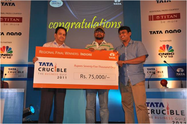 Tata Crucible Campus Quiz 2011 indore