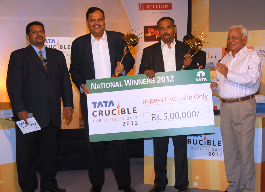 Tata Crucible Corporate Quiz Results For National Finals Champion 