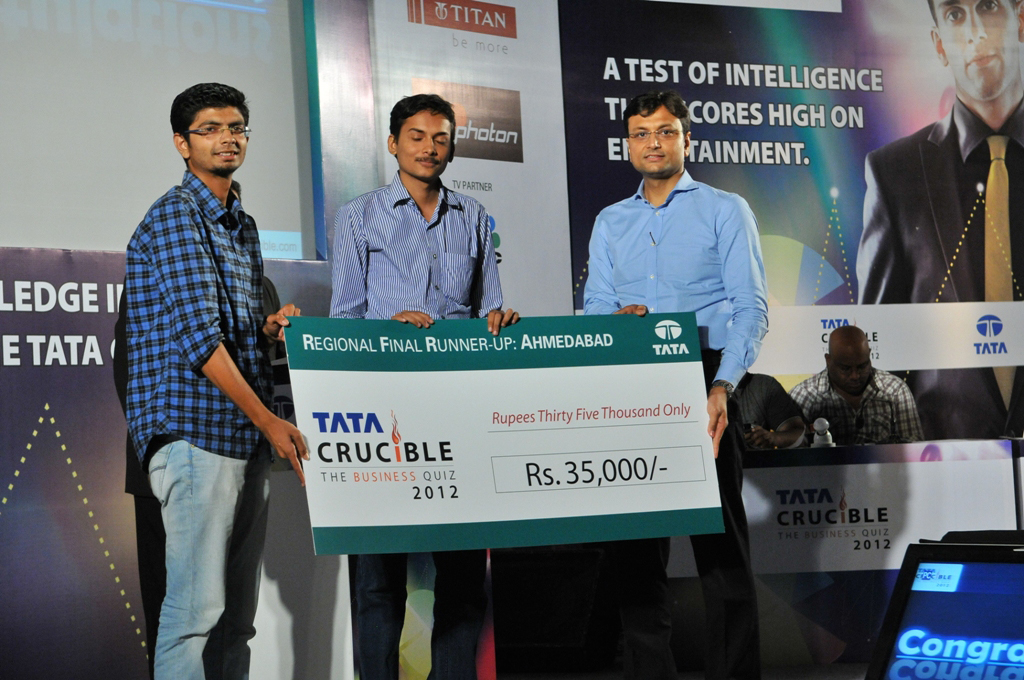 Tata Crucible Campus Quiz 2012 ahmedabad