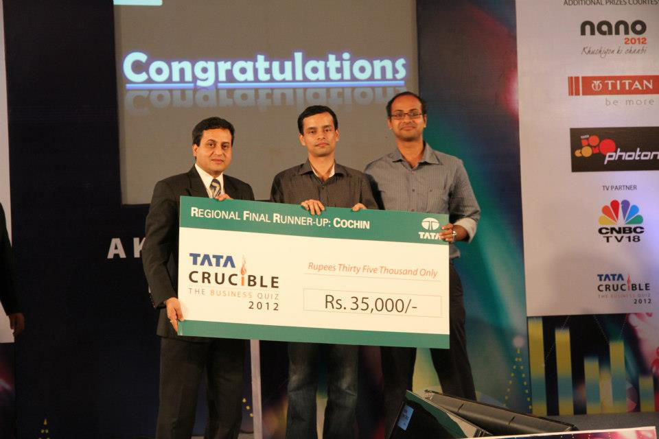 Tata Crucible Campus Quiz 2012 cochin