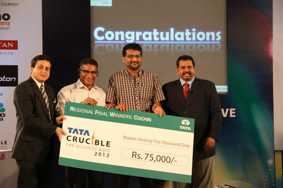 Tata Crucible Campus Quiz 2012 cochin