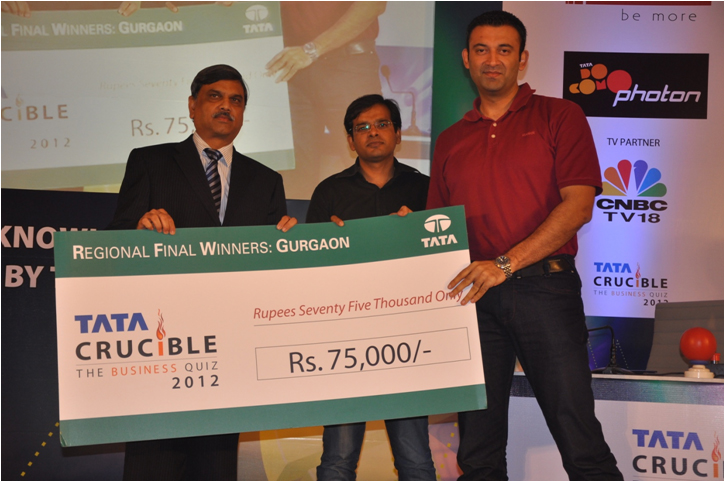 Tata Crucible Campus Quiz 2012 gurgaon