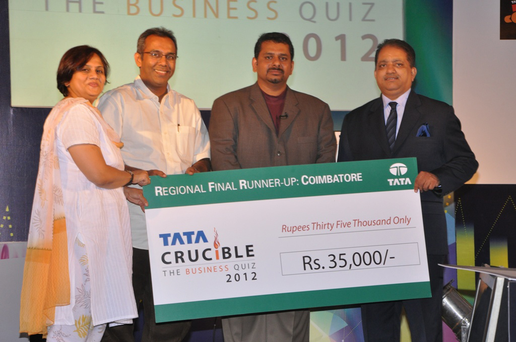 Tata Crucible Campus Quiz 2012 coimbatore