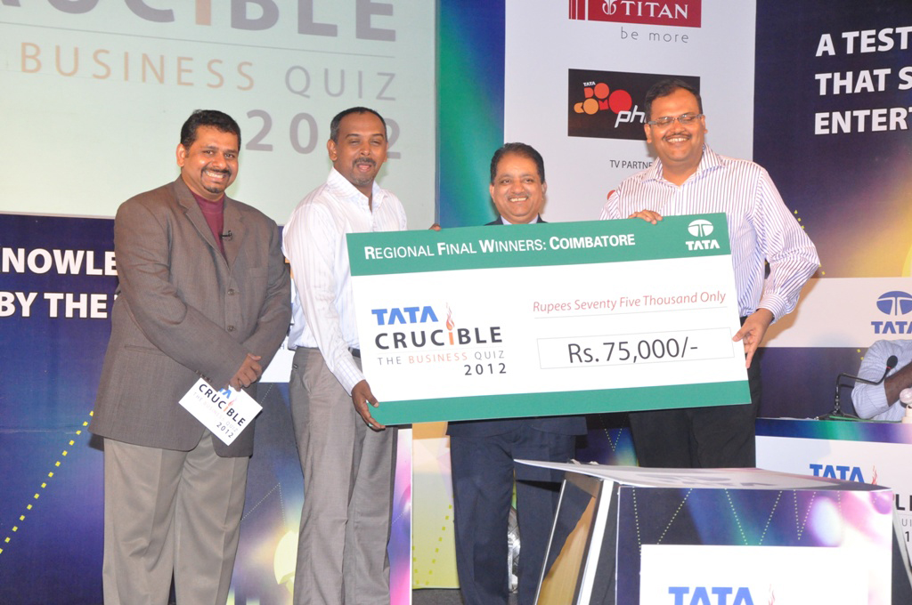 Tata Crucible Campus Quiz 2012 coimbatore