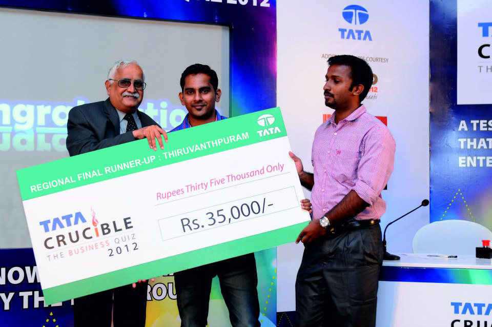 Tata Crucible Campus Quiz 2012 trivandrum