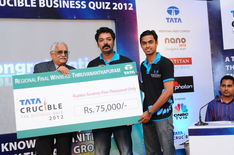 Tata Crucible Campus Quiz 2012 trivandrum