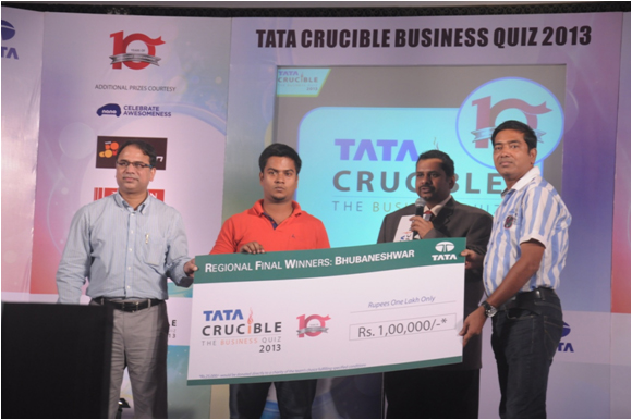 Tata Crucible Campus Quiz 2013 bhubaneswar