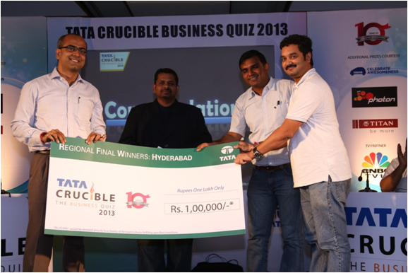 Tata Crucible Campus Quiz 2013 hyderabad
