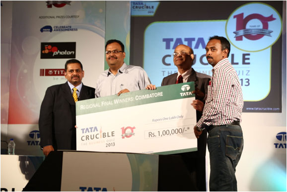 Tata Crucible Campus Quiz 2013 coimbatore
