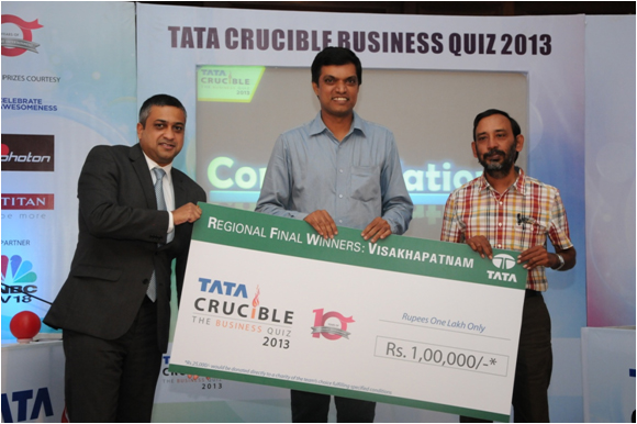 Tata Crucible Campus Quiz 2013 vizag