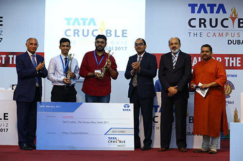 Tata Crucible Campus Quiz 2017 UAE - Winners