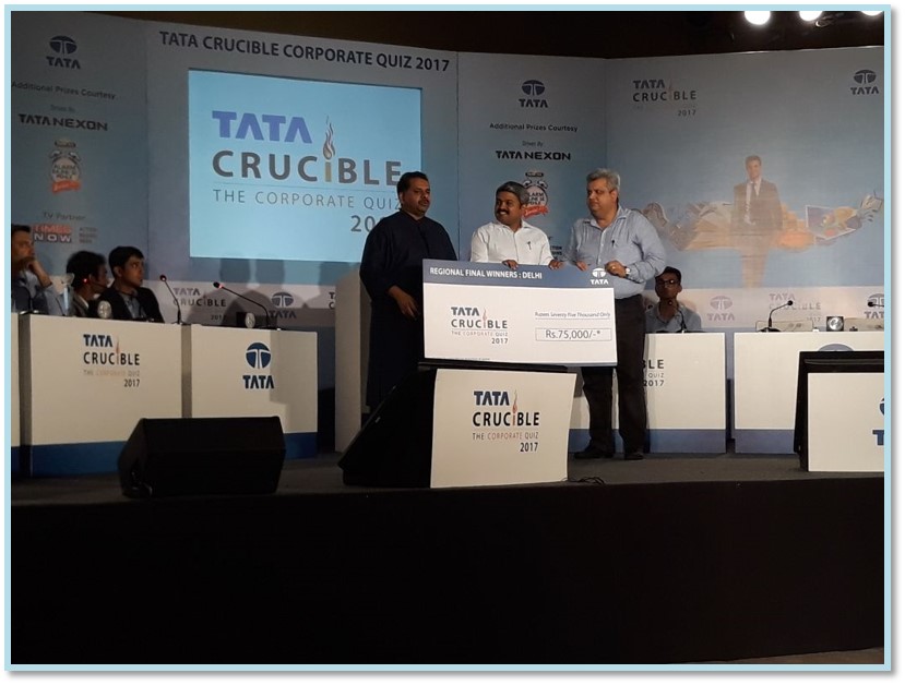Tata Crucible Campus Quiz 2017 delhicor