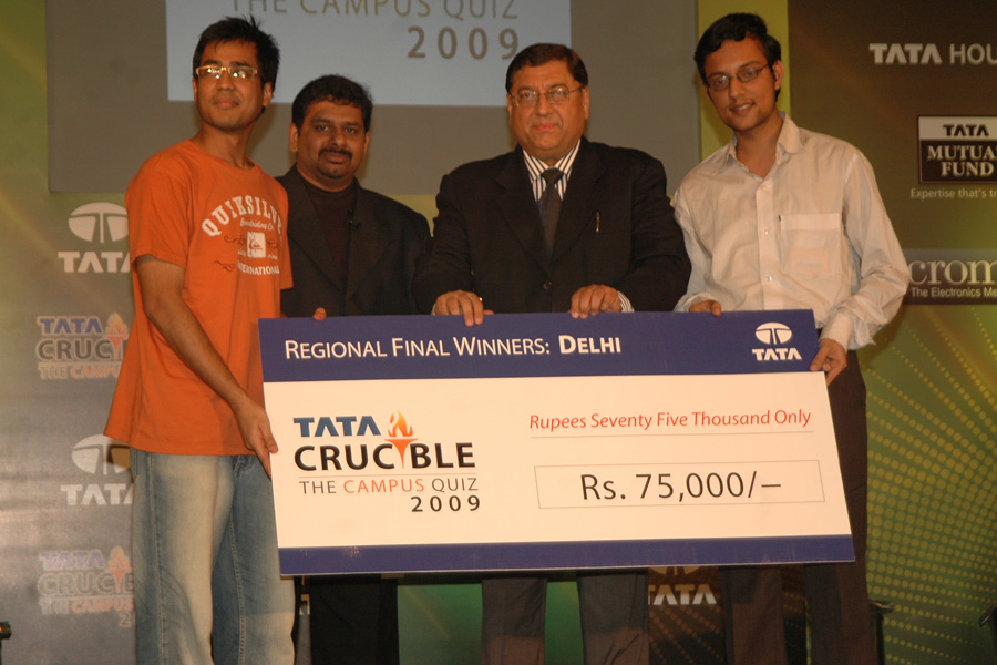Tata Crucible Campus Quiz 2009 delhi