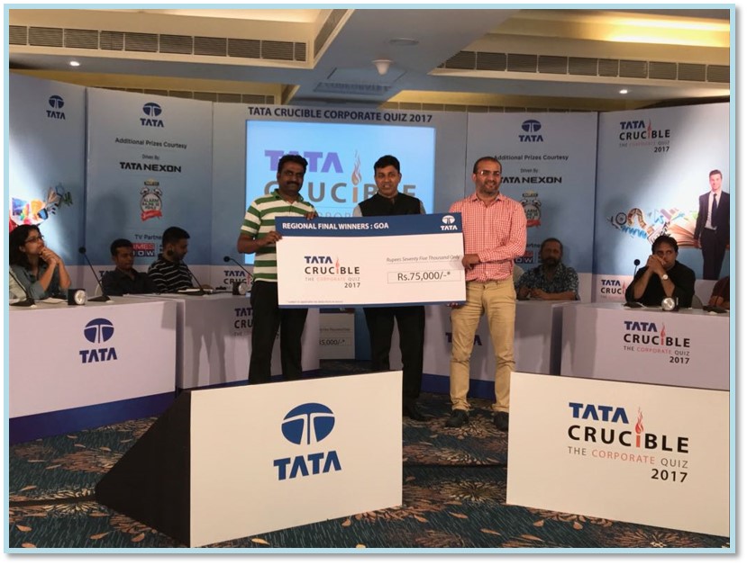 Tata Crucible Campus Quiz 2017 goacor