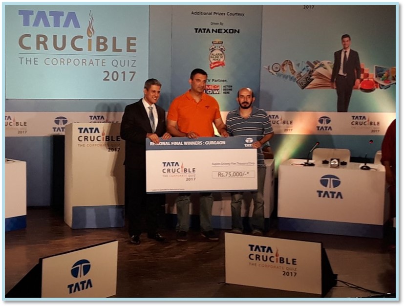 Tata Crucible Campus Quiz 2017 gurgaoncor