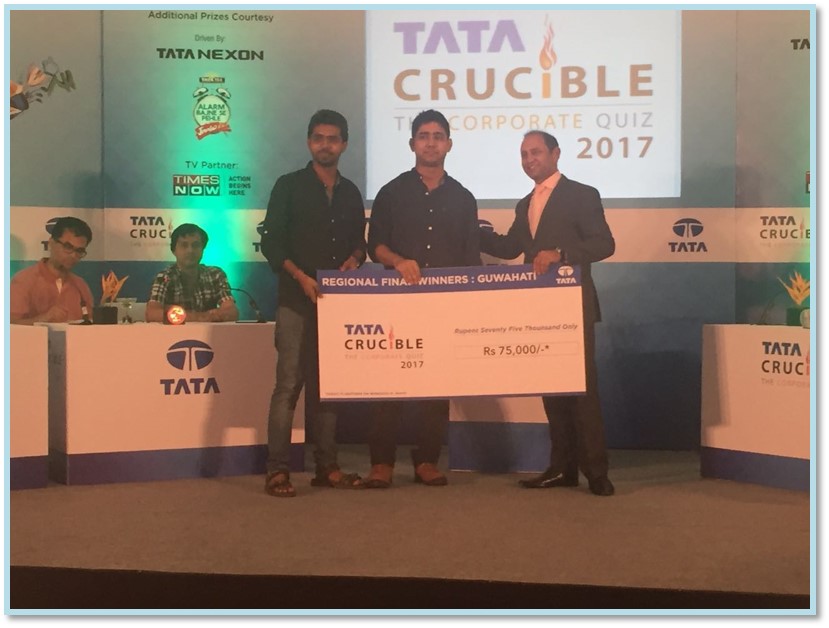 Tata Crucible Campus Quiz 2017 guwahaticor