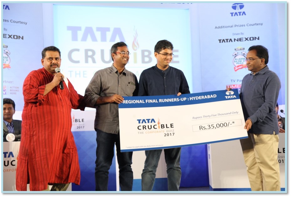 Tata Crucible Campus Quiz 2017 hyderabadcor